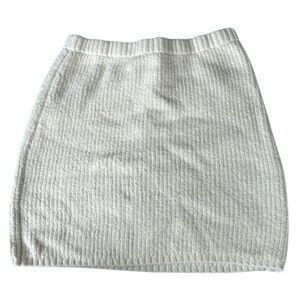 White Knit Skirt ⚪